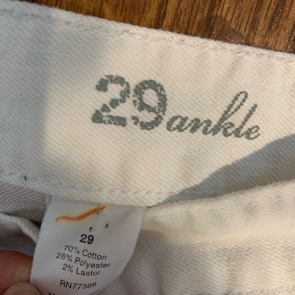 J. Crew toothpick ankle jeans white - Picture 4 of 8